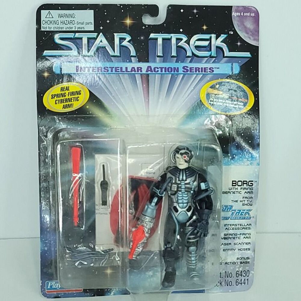 Star Trek Interstellar Action Series Borg Action Figure Playmates 1995 new